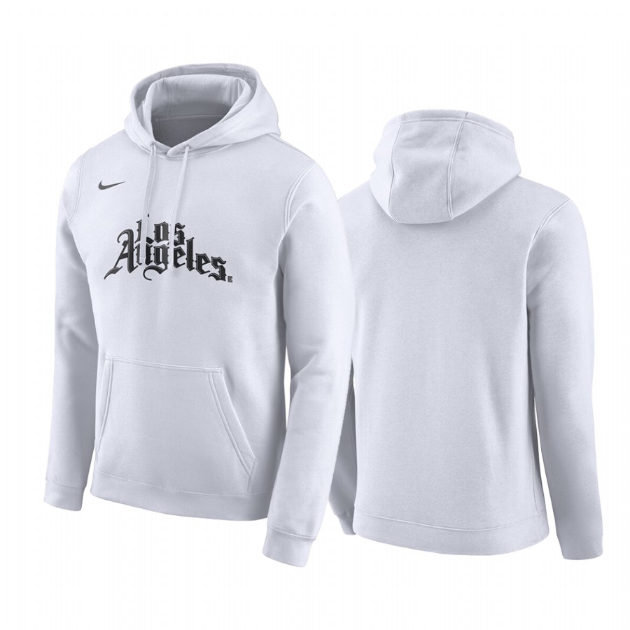 Men's Los Angeles Clippers White Hoodie